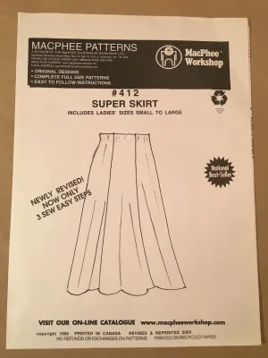#412 SUPER SKIRT