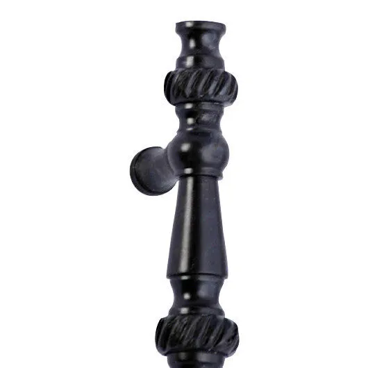 5 Inch Overall (3 Inch c-c) Solid Brass Georgian Roped Style Pull (Oil Rubbed Bronze Finish)