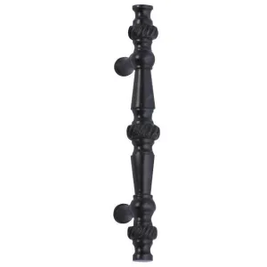 5 Inch Overall (3 Inch c-c) Solid Brass Georgian Roped Style Pull (Oil Rubbed Bronze Finish)