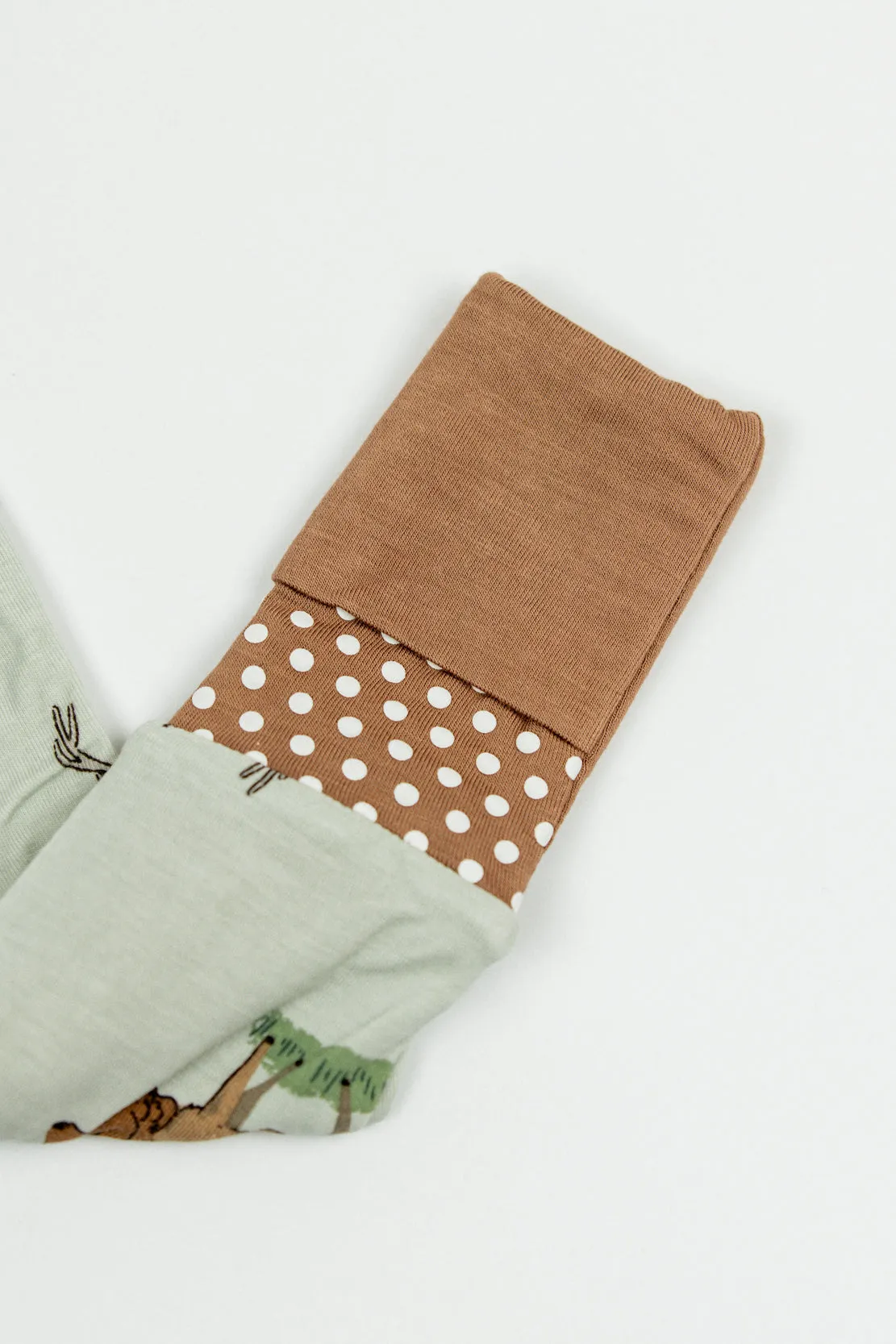 Angel Dear 2 Way Zipper Romper | Elk