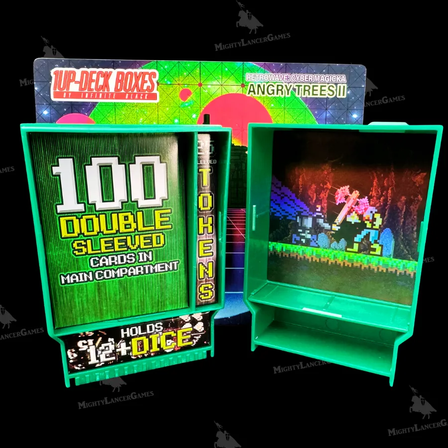 Angry Trees 2 Retrowave Cyber Magicka Deck Box