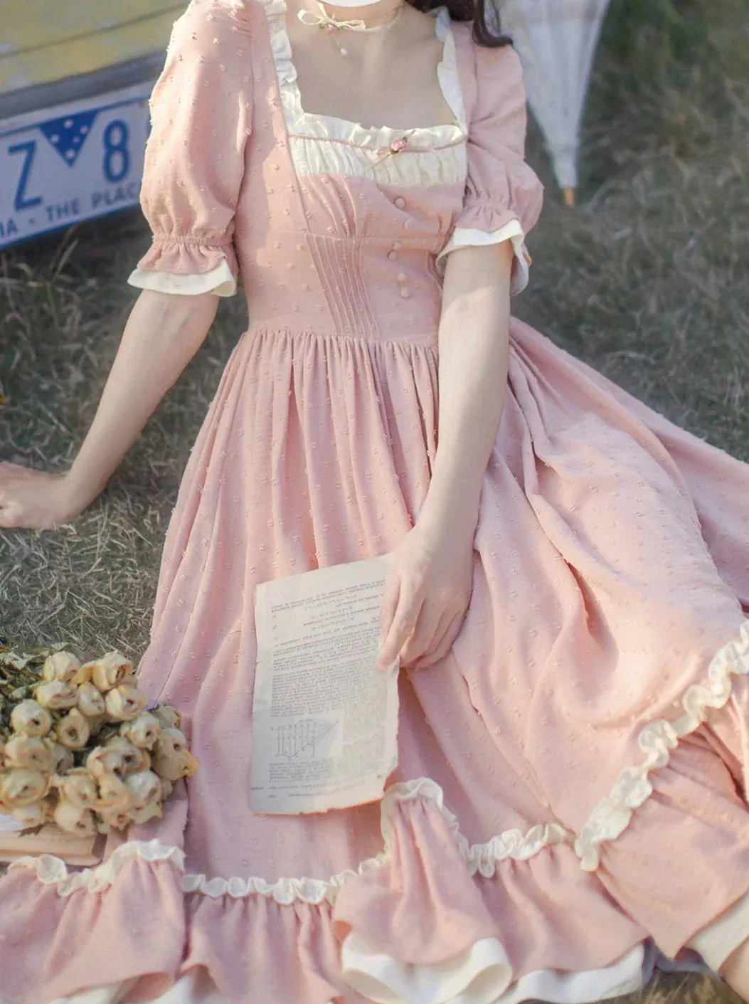 Apron   Frilled Dress Sweet   Bandana Retro
