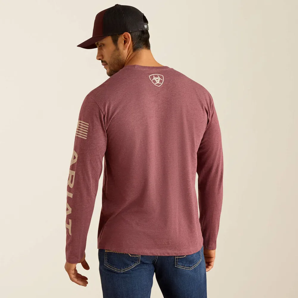 Ariat Elevated V2 LS in Burgundy Heather by Ariat