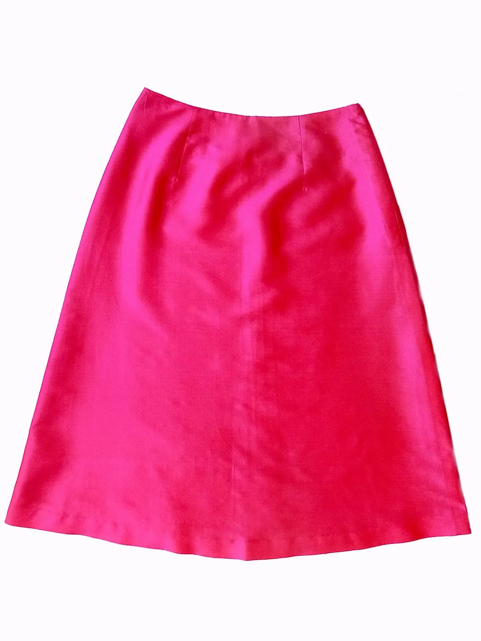 Audrey Skirt Thai Silk Taffeta Red