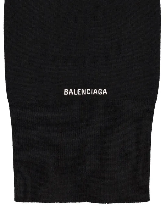 Balenciaga   Wool knit balaclava 