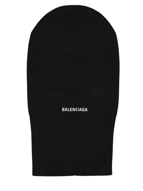 Balenciaga   Wool knit balaclava 