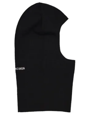 Balenciaga   Wool knit balaclava 