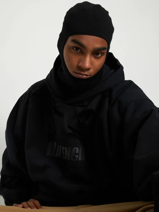 Balenciaga   Wool knit balaclava 