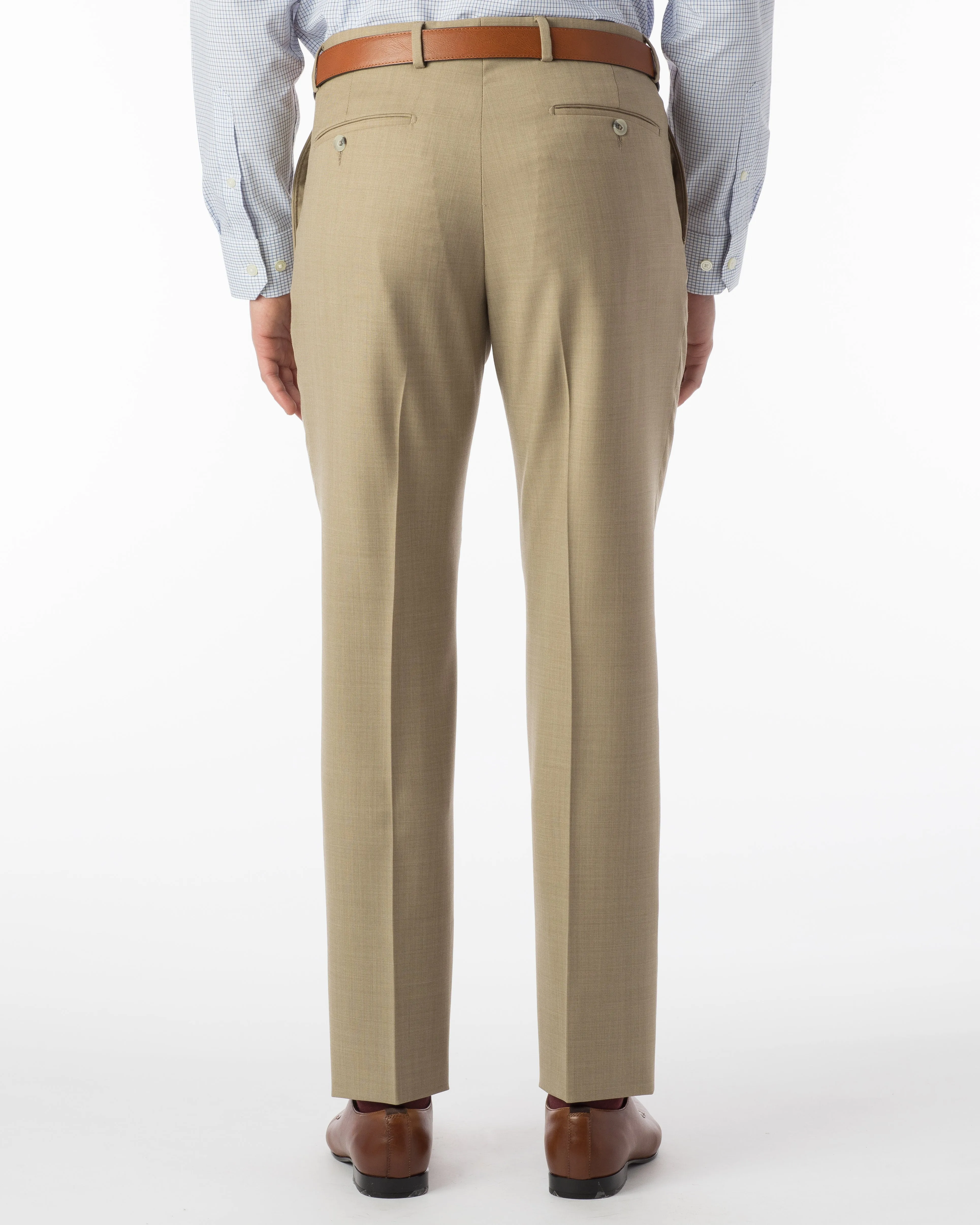 Ballin Pants - Soho Super 120's Sharkskin - Camel