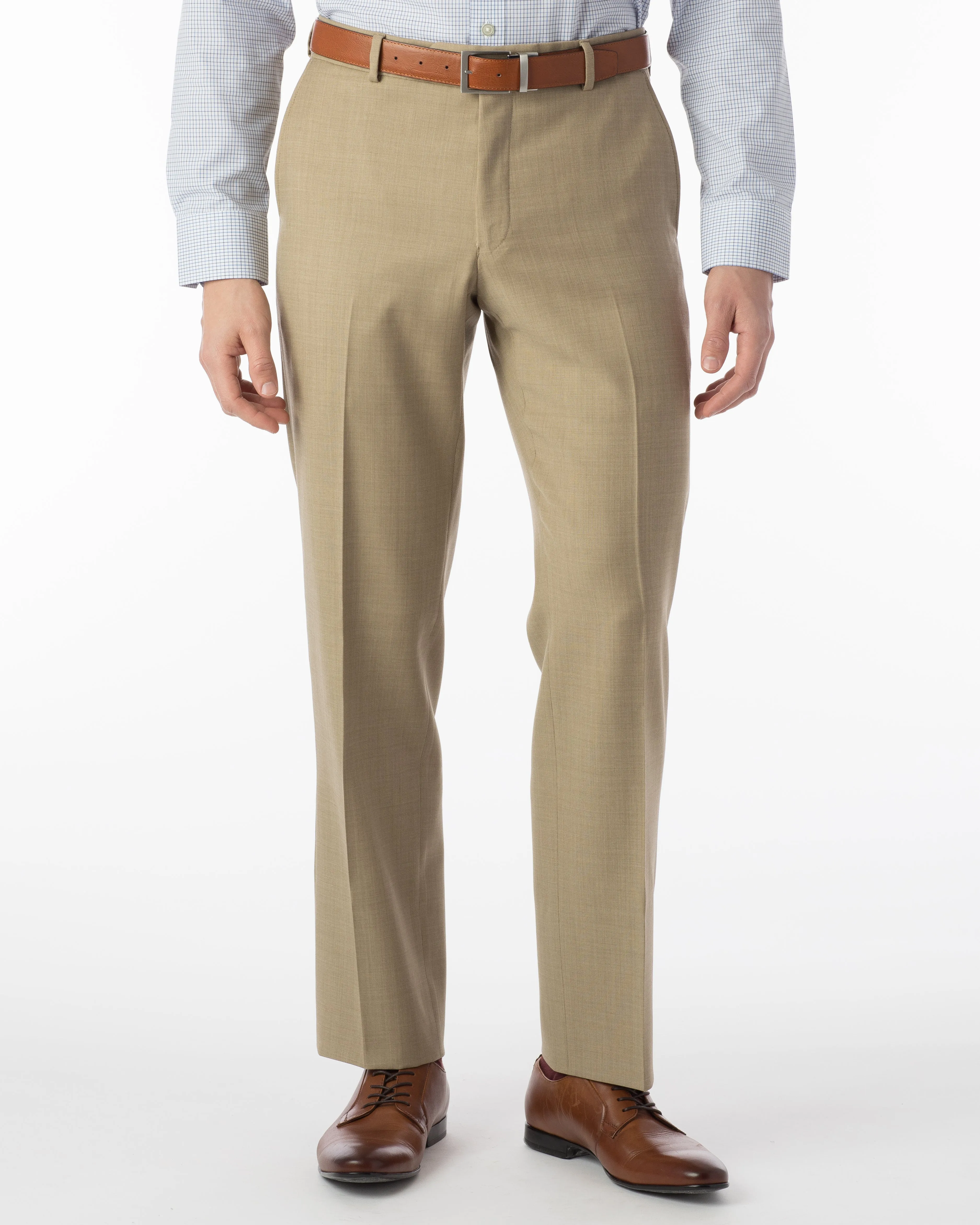 Ballin Pants - Soho Super 120's Sharkskin - Camel