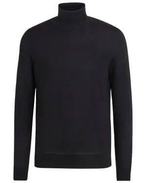 Black Oasi Cashmere Turtleneck Sweater