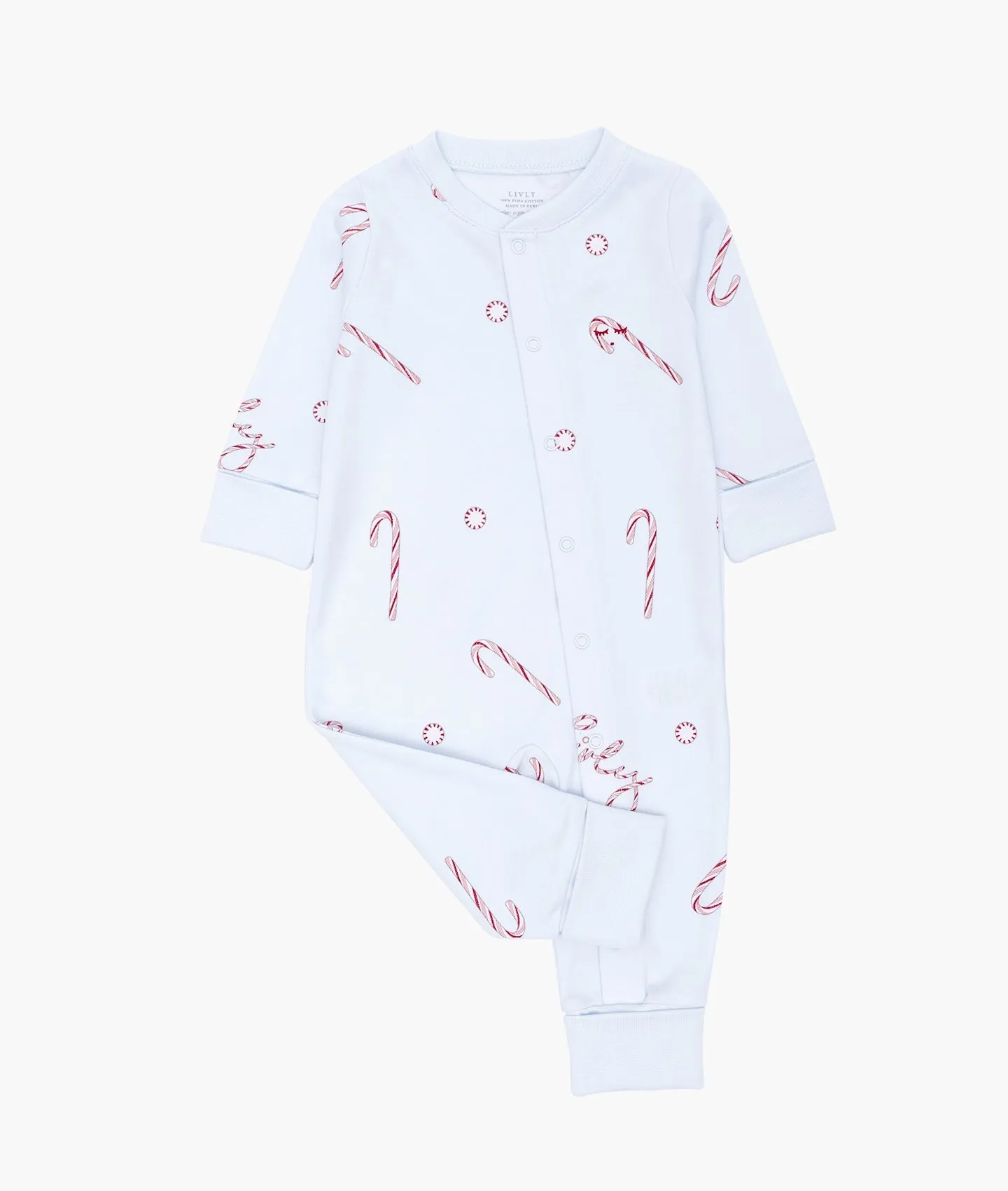 Blue Candy Cane Overall