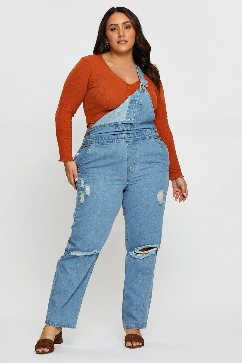 Blue Denim Overall