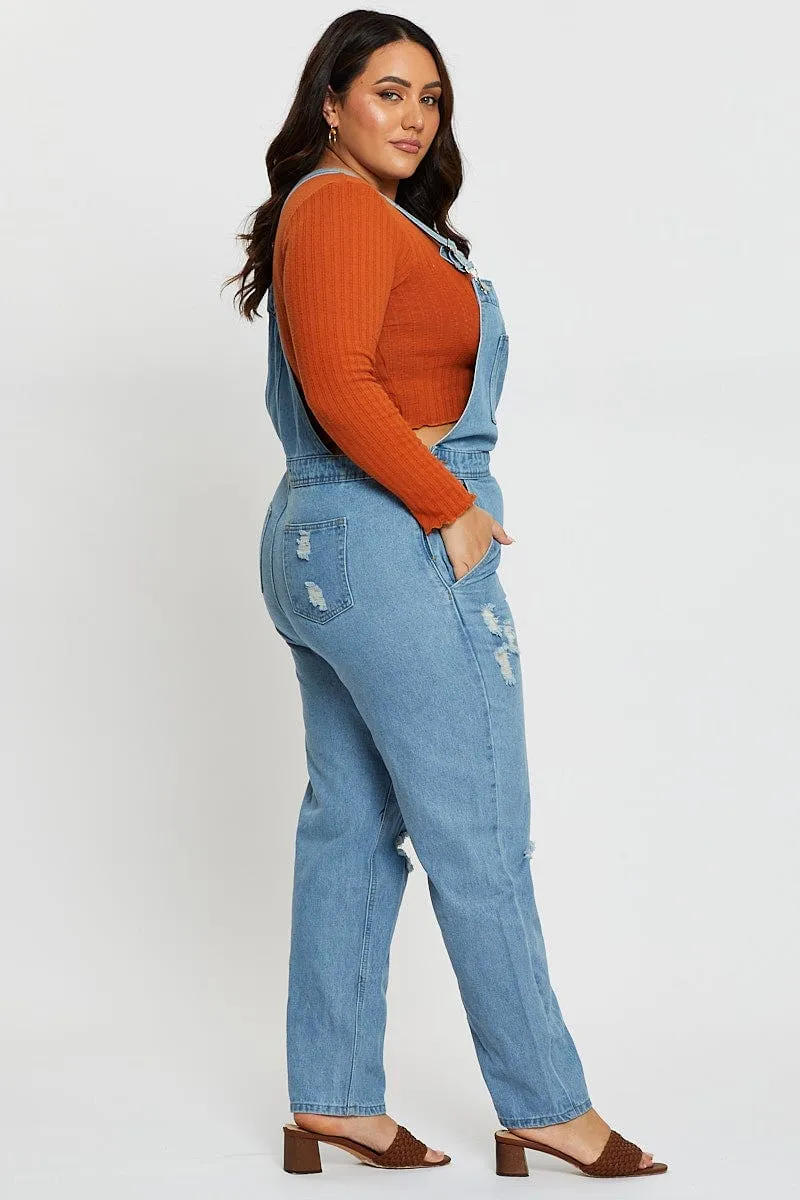 Blue Denim Overall