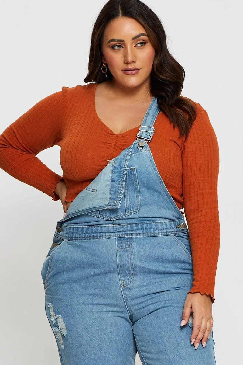 Blue Denim Overall