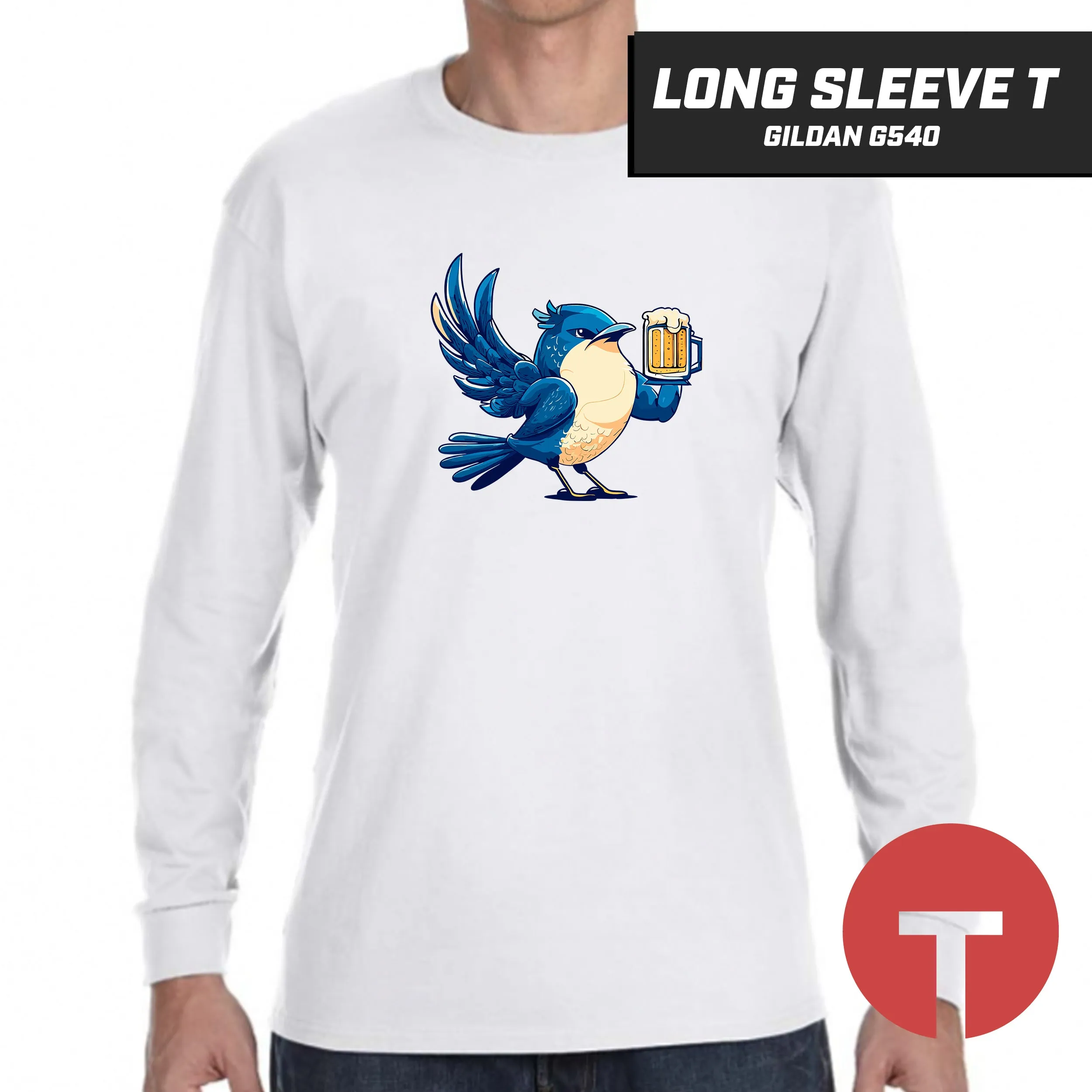 Bluebirds - Long-Sleeve T-Shirt Gildan G540