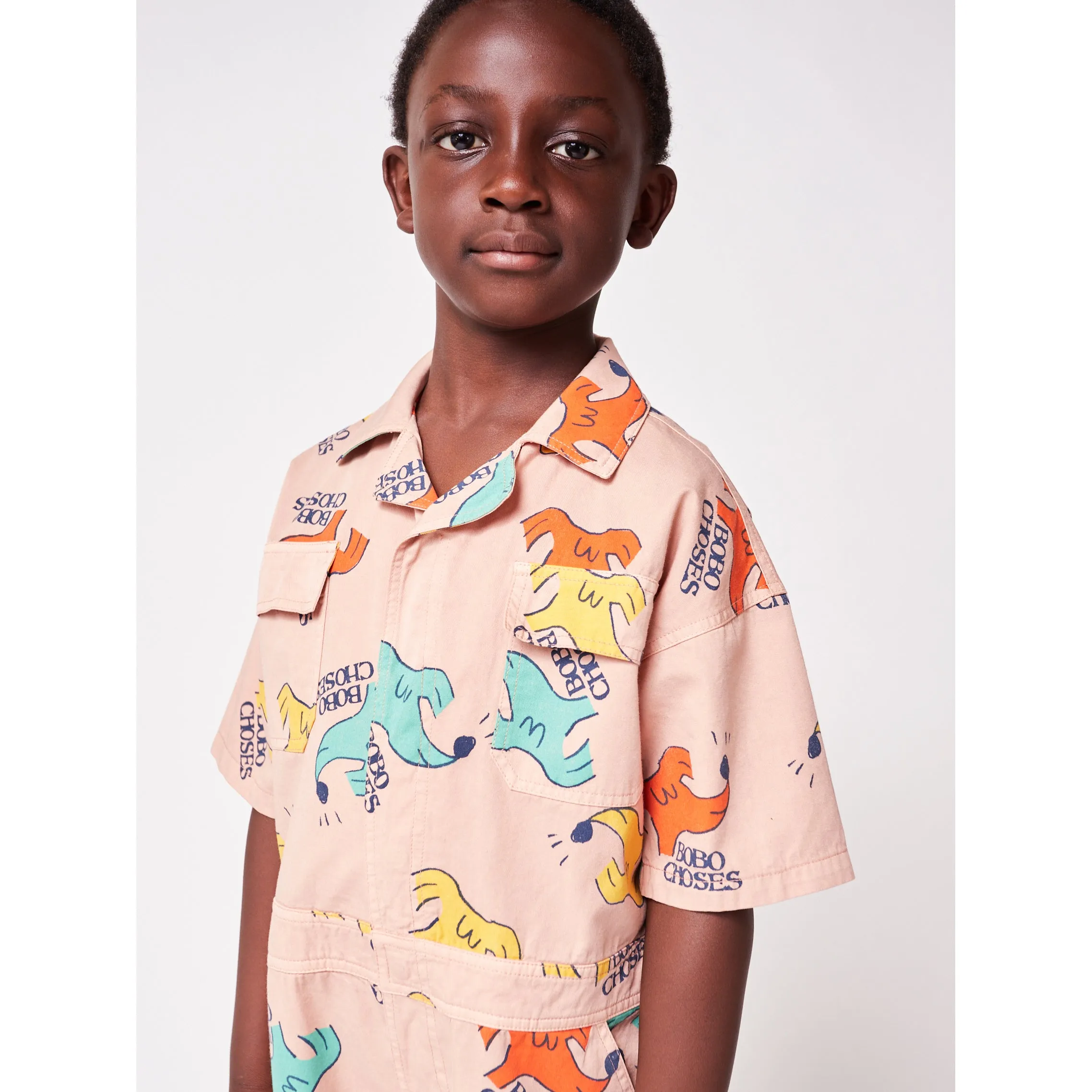 Bobo Choses Sniffy Dog Woven Overall