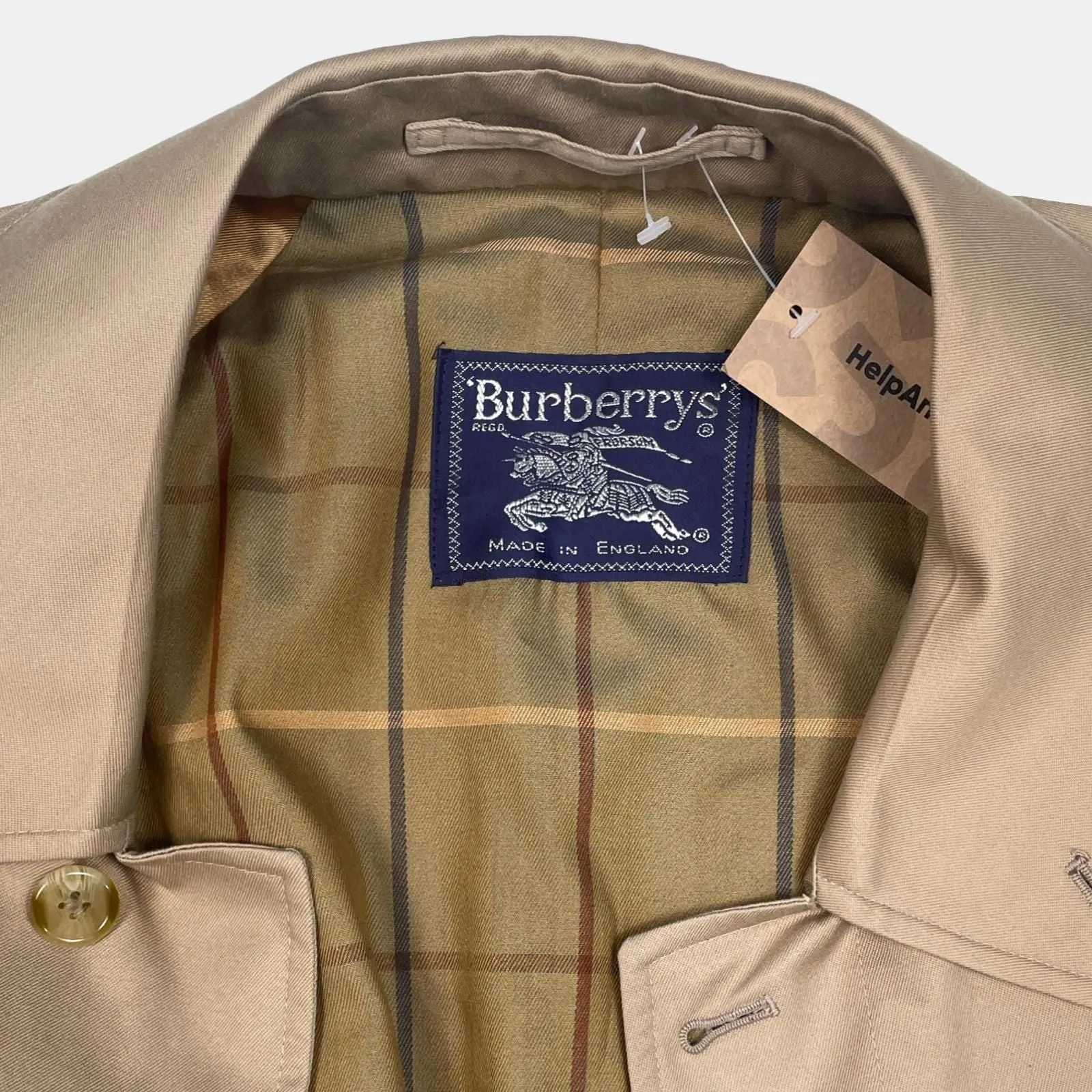Burberry Cotton Overcoat