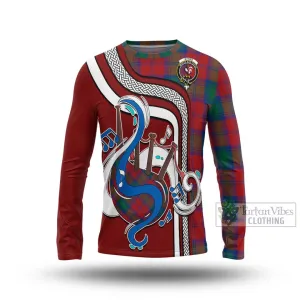 Byres (Byses) Tartan Long Sleeve T-Shirt with Epic Bagpipe Style