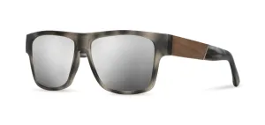 CAMP Eyewear Cliff Sunglasses Matte Pearl Grey | Walnut