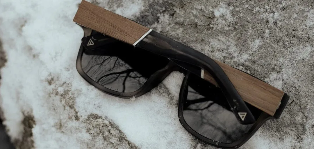 CAMP Eyewear Cliff Sunglasses Matte Pearl Grey | Walnut