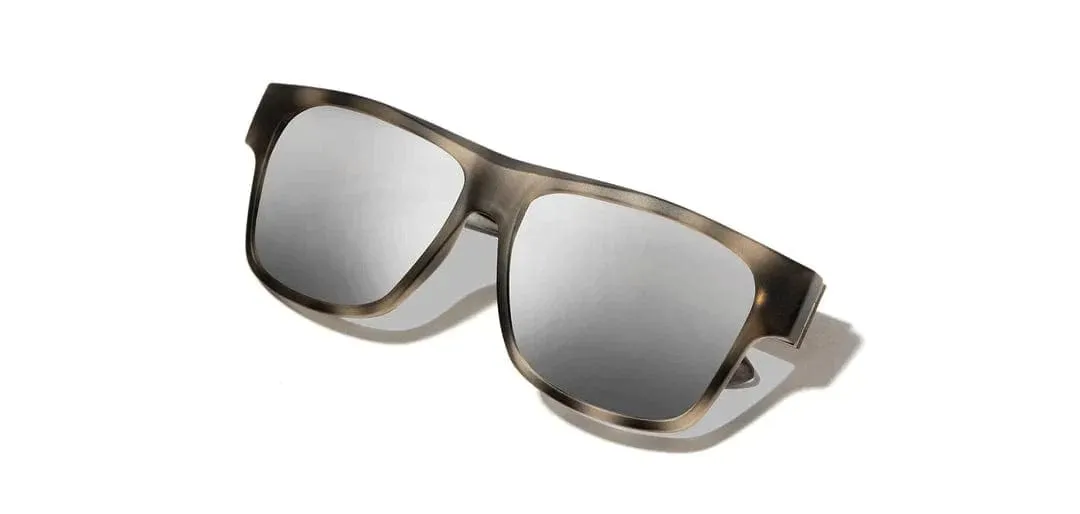 CAMP Eyewear Cliff Sunglasses Matte Pearl Grey | Walnut