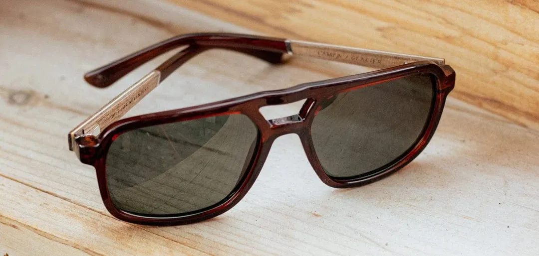 CAMP Eyewear Glacier Sunglasses Clay | Walnut