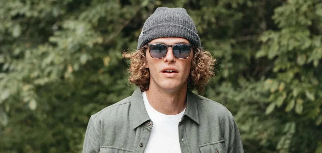 CAMP Eyewear Ridge Sunglasses Matte Pearl Grey | Walnut - Men's