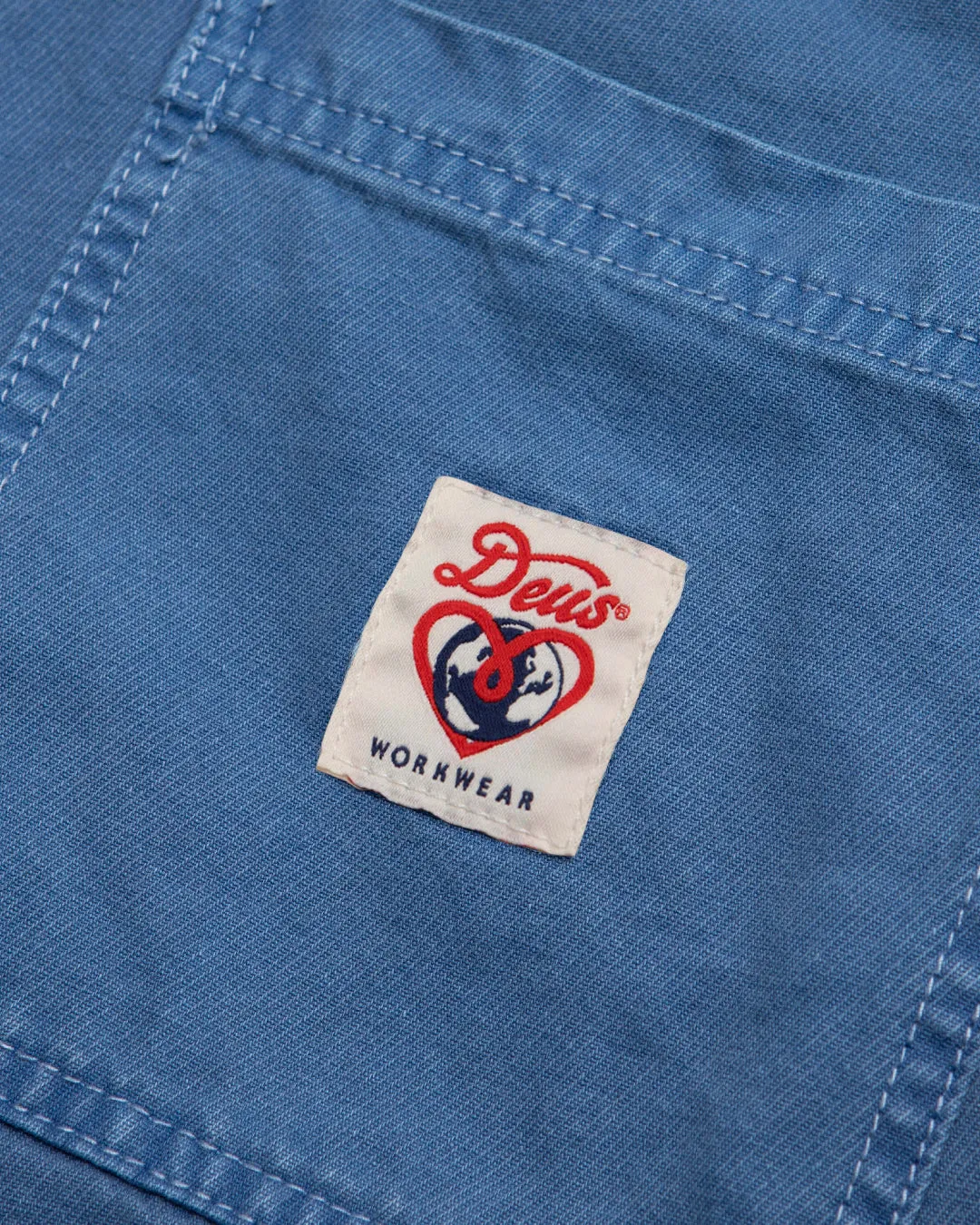 Canvas Vada Overall - Overdyed Light Indigo