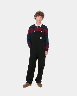 Carhartt WIP Bib Overall - Black Rinsed
