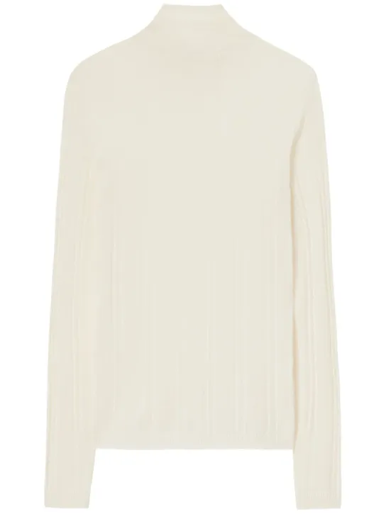 Carven   Silk ribbed knit top 
