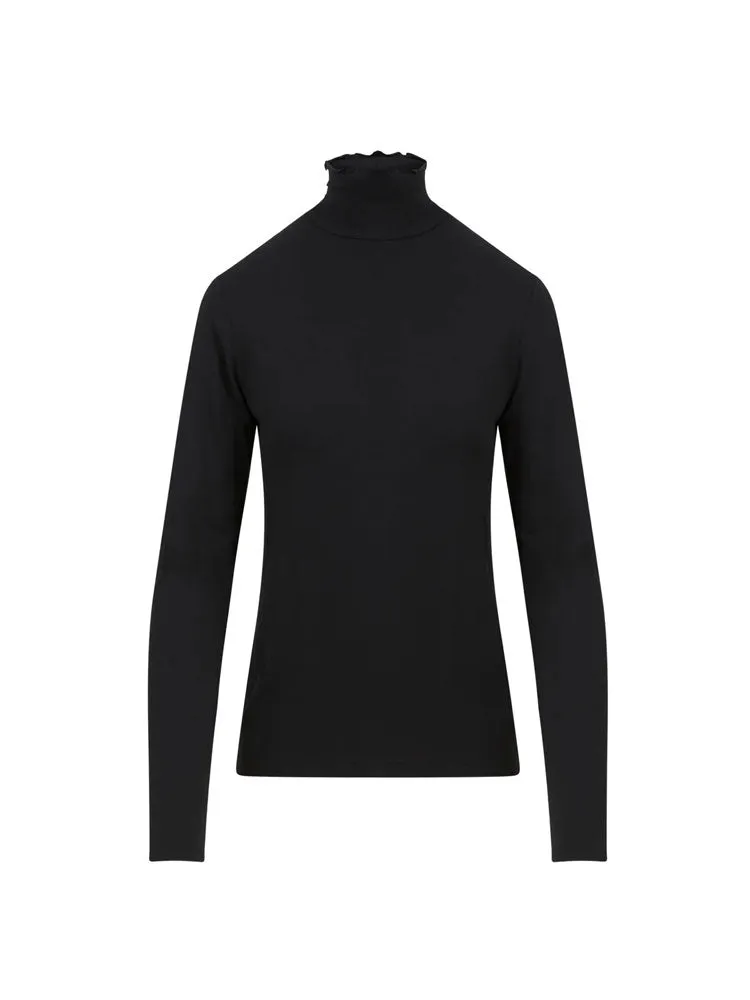 CC Heart Sofia Turtleneck Top Black