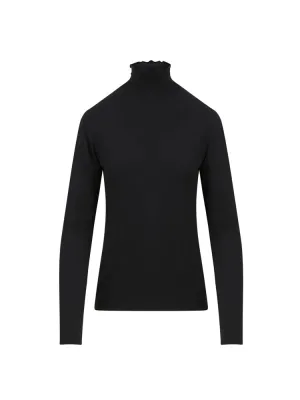 CC Heart Sofia Turtleneck Top Black
