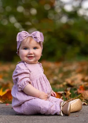 Check Me Out Romper- Purple