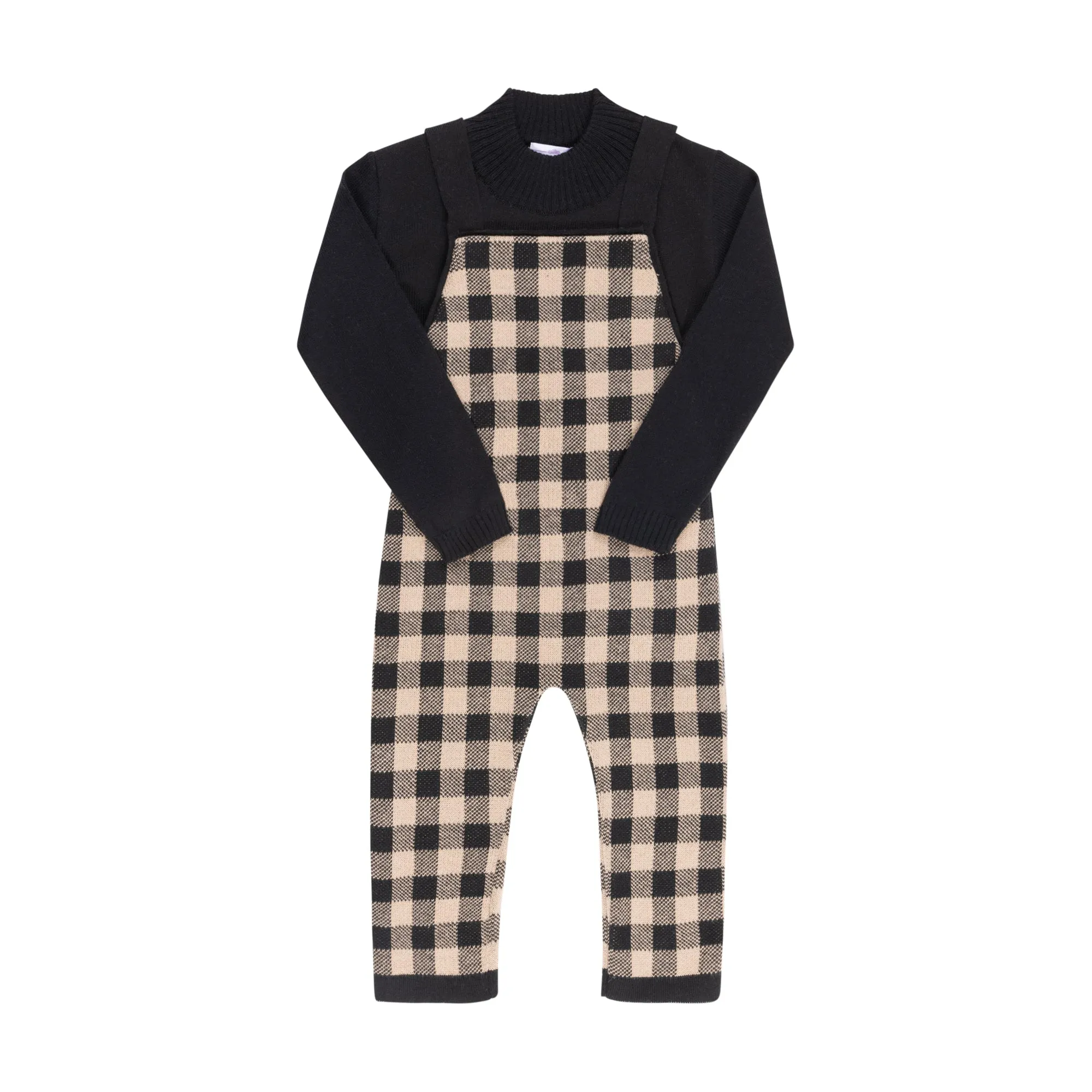Checkered Overall ~ Black