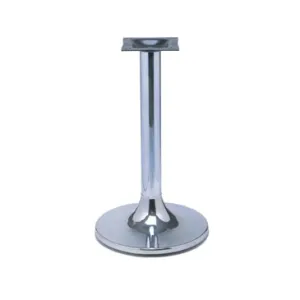 Chrome Retro Round Table Base 22