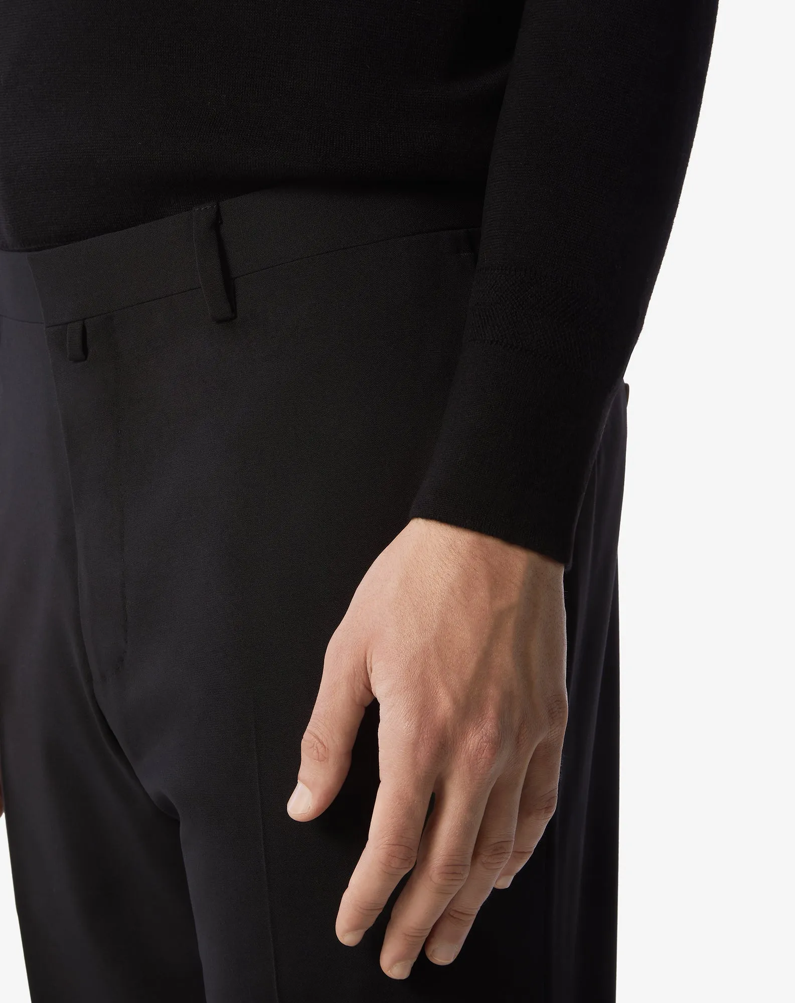 CORNELIANI Extrafine Wool Turtleneck BLACK