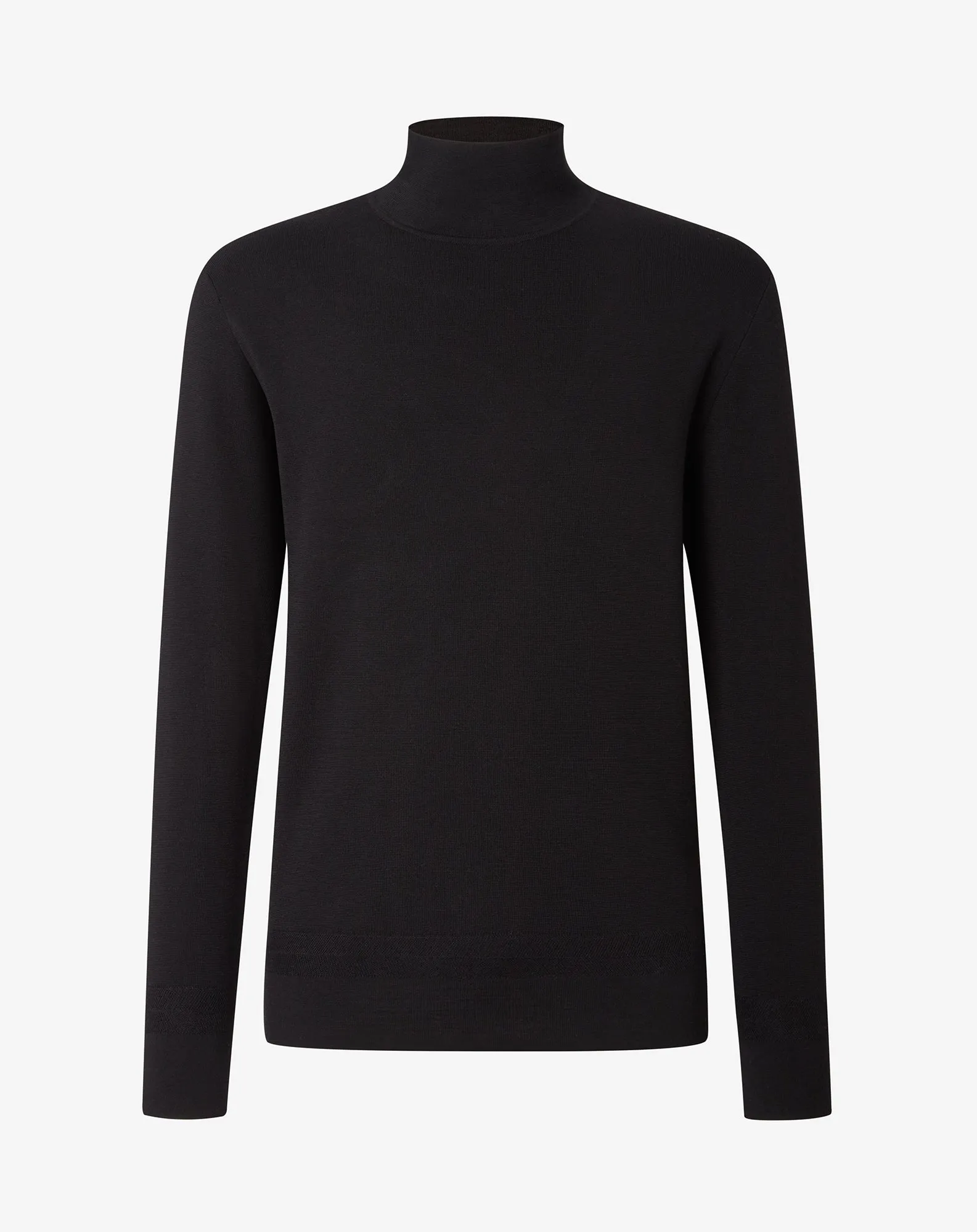 CORNELIANI Extrafine Wool Turtleneck BLACK