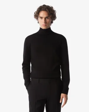 CORNELIANI Extrafine Wool Turtleneck BLACK