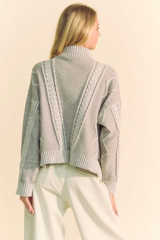 Cozy Cable-Knit Turtleneck Sweater