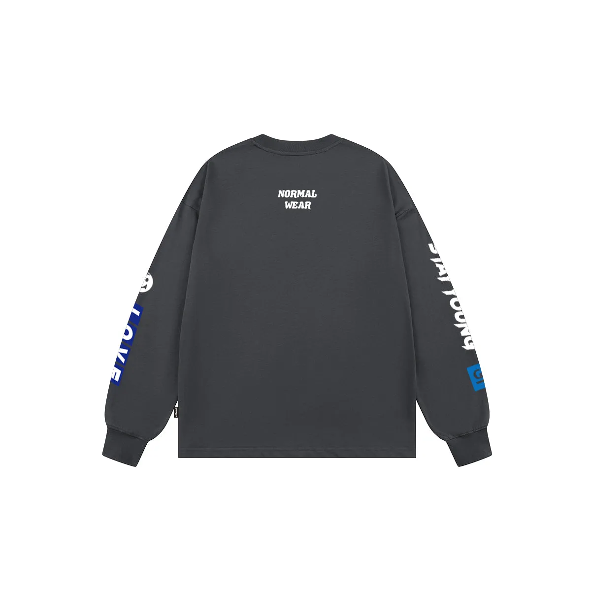 Crew Neck Print Long Sleeve T-shirt
