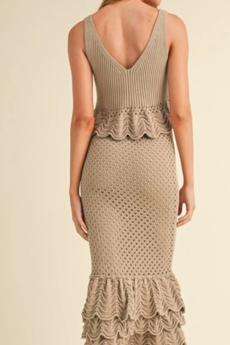 Crochet Midi Skirt