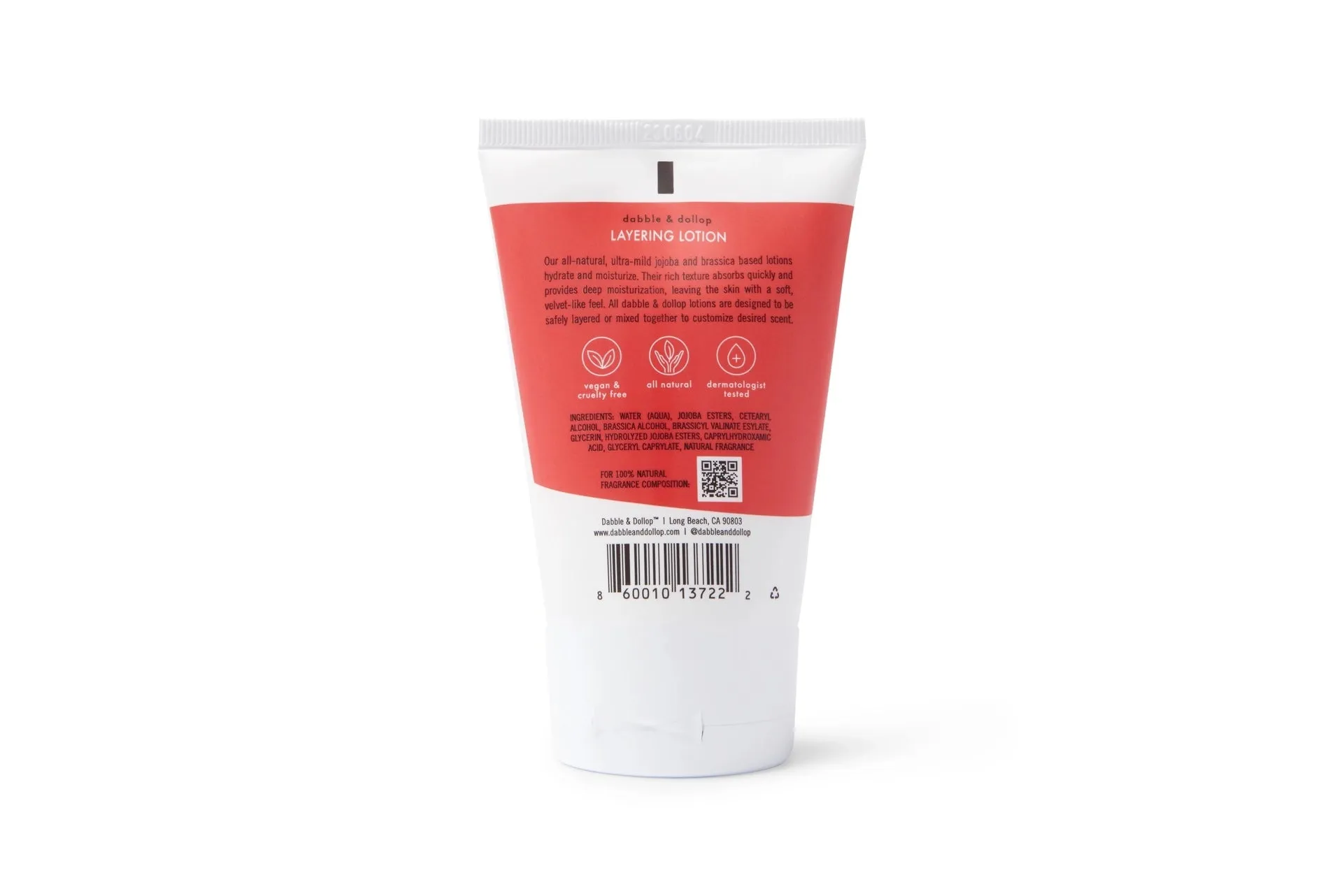 Dabble & Dollop Strawberry All-Natural Layering Lotion