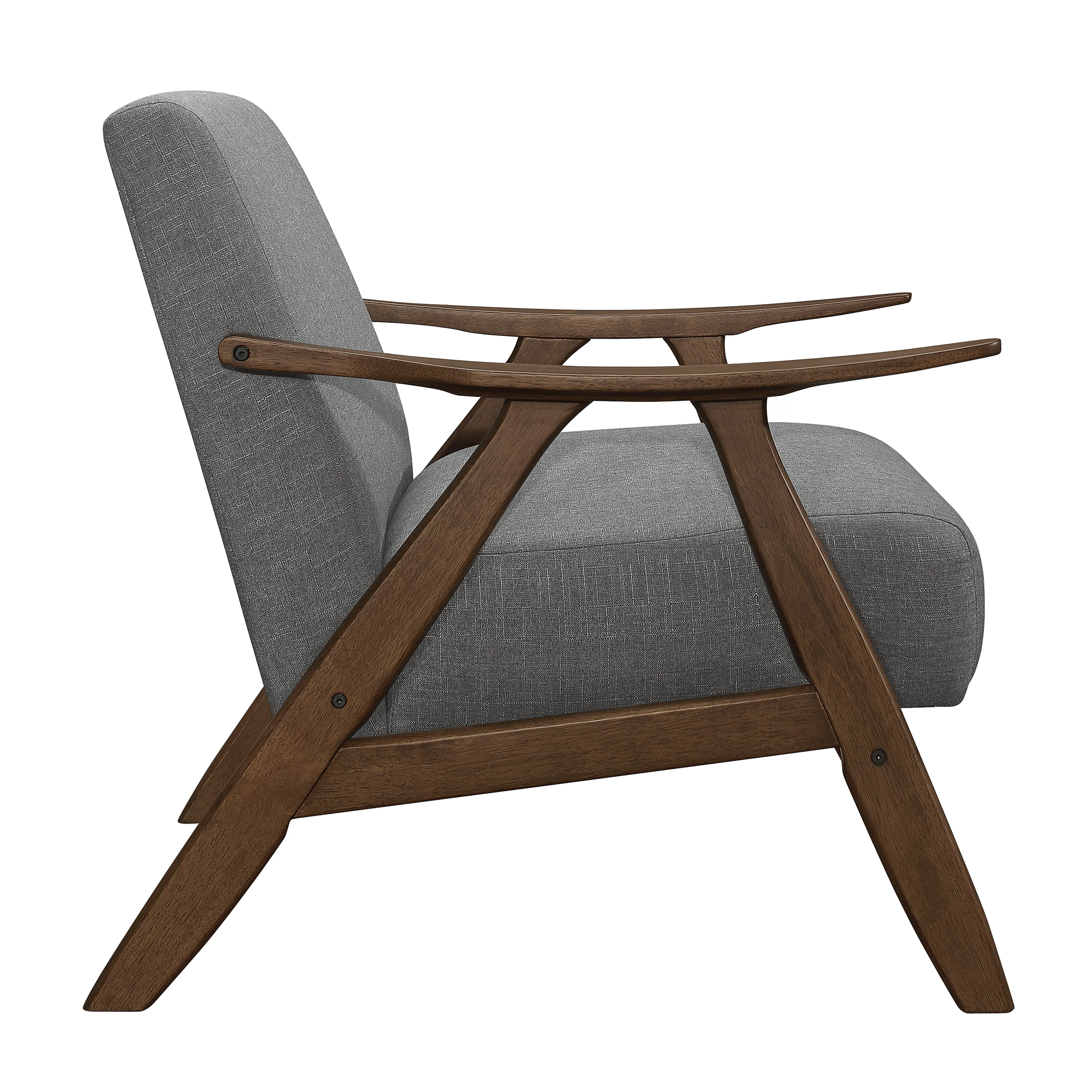 Damala Accent Chair in Light Grey
