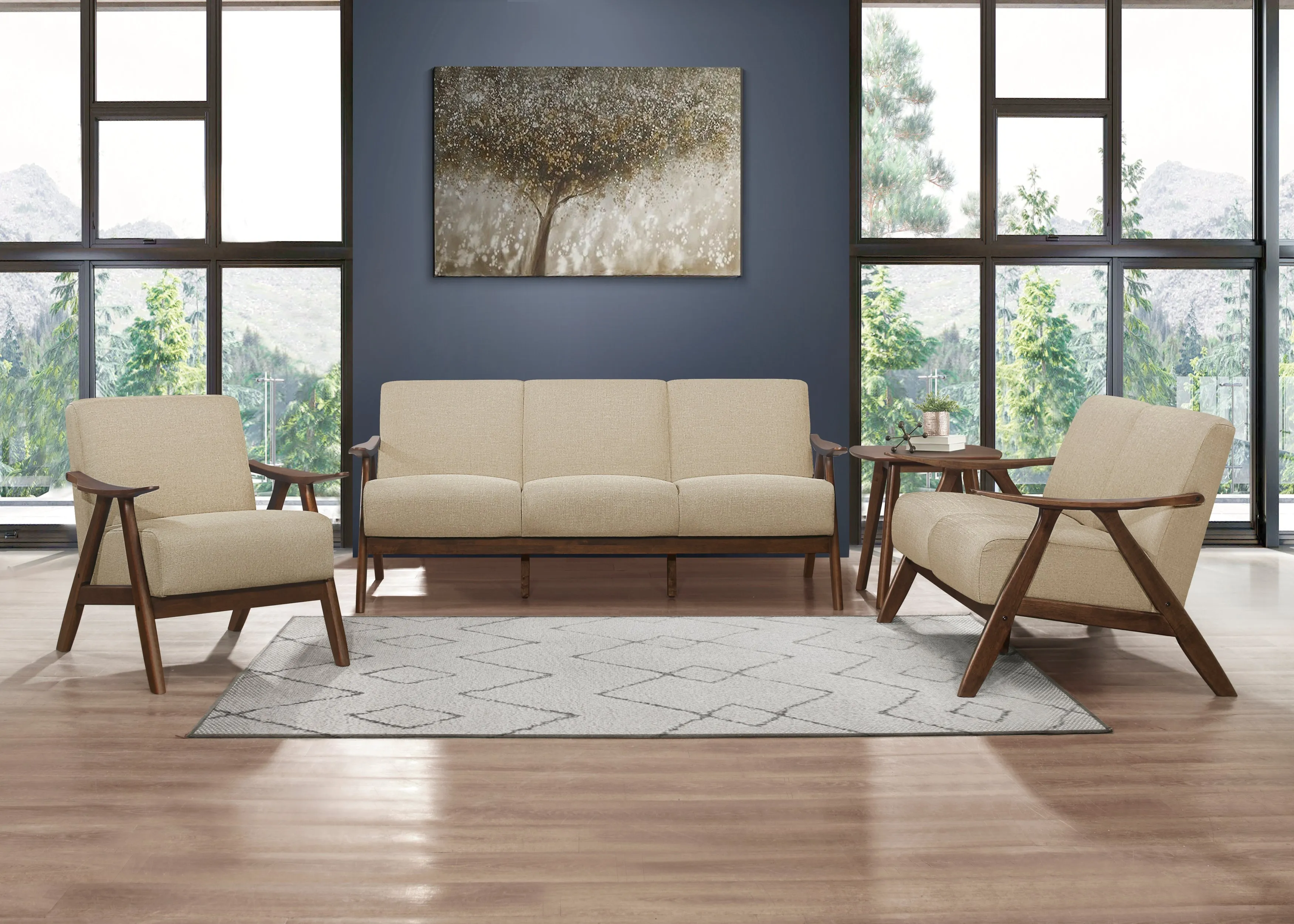 Damala Sofa in Brown