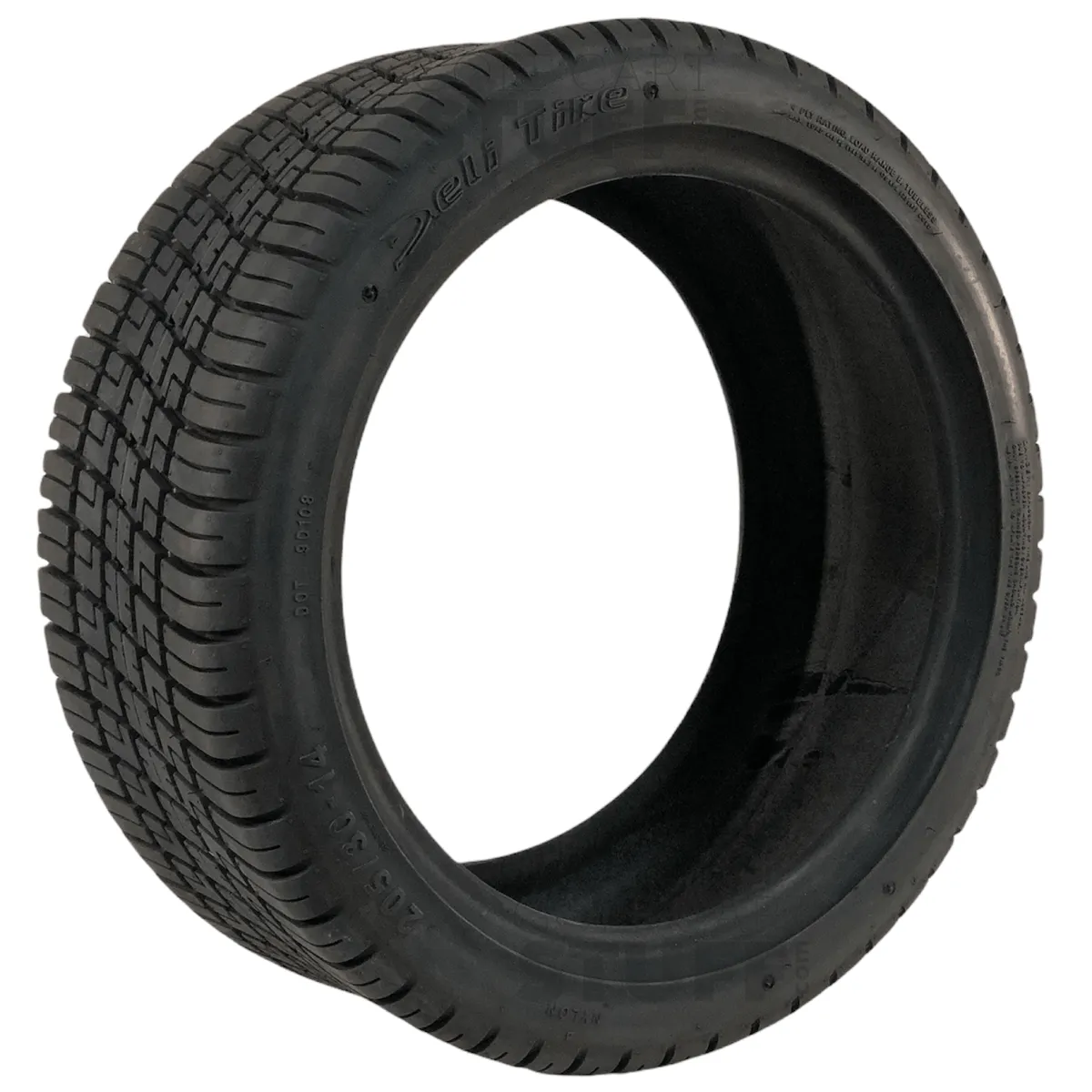 Deli 205/30-14 DOT Approved Turf/Street Golf Cart Tires - 20" tall