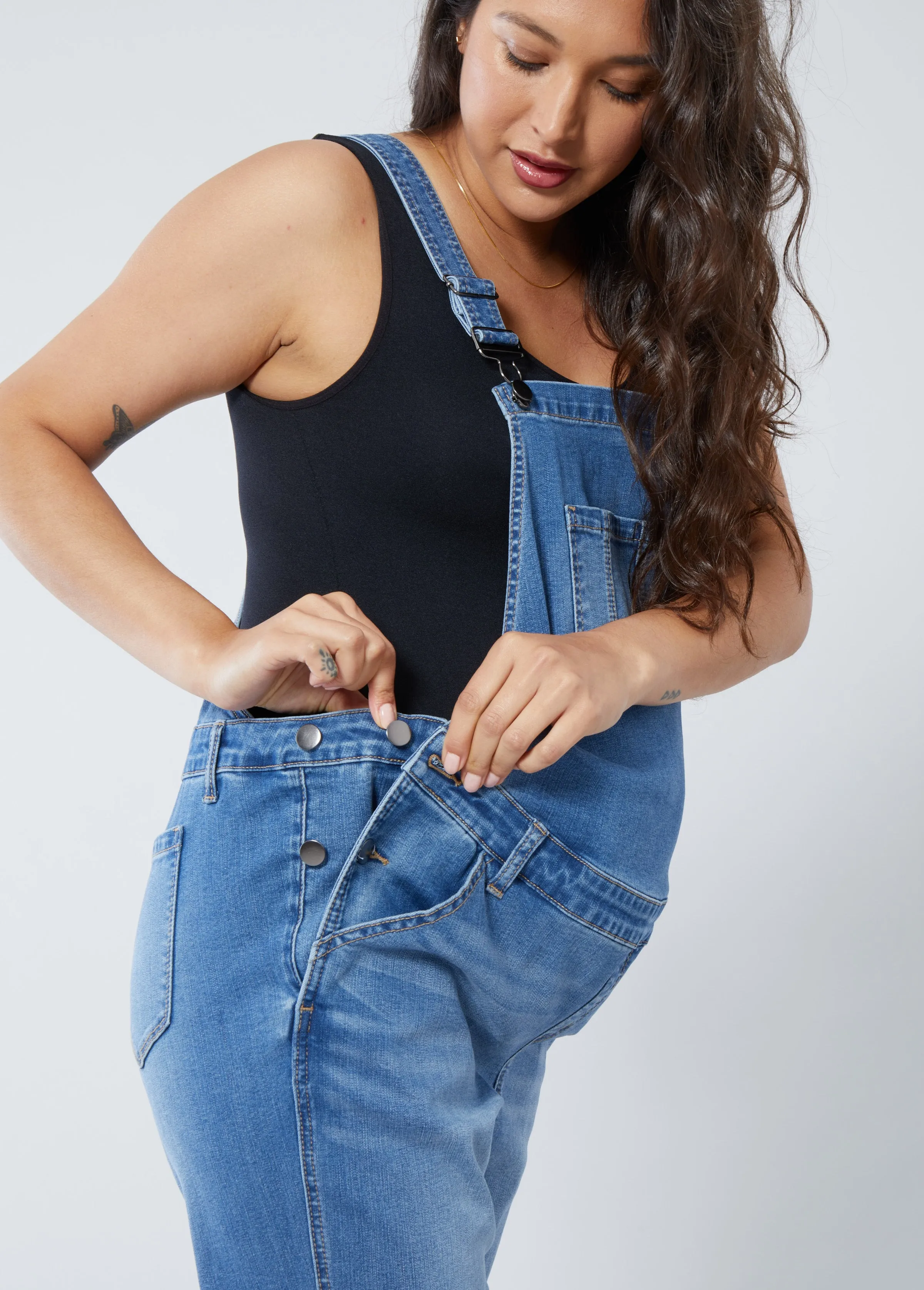 Denim Maternity Overall