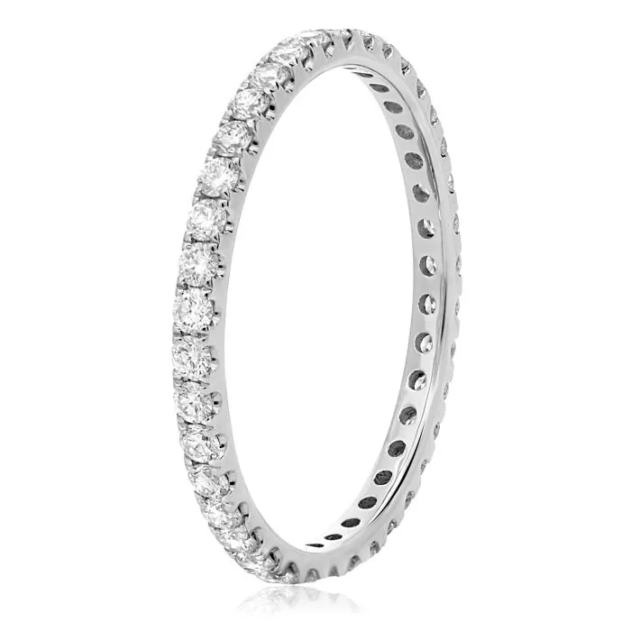 Diamond Eternity Band in 14K Gold, 1.40 mm wide