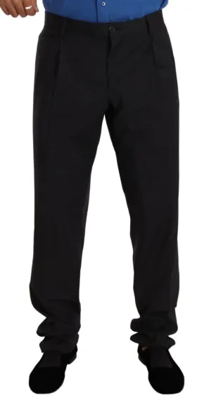Dolce & Gabbana Ventanni Black Men's Dress Pants Trouser