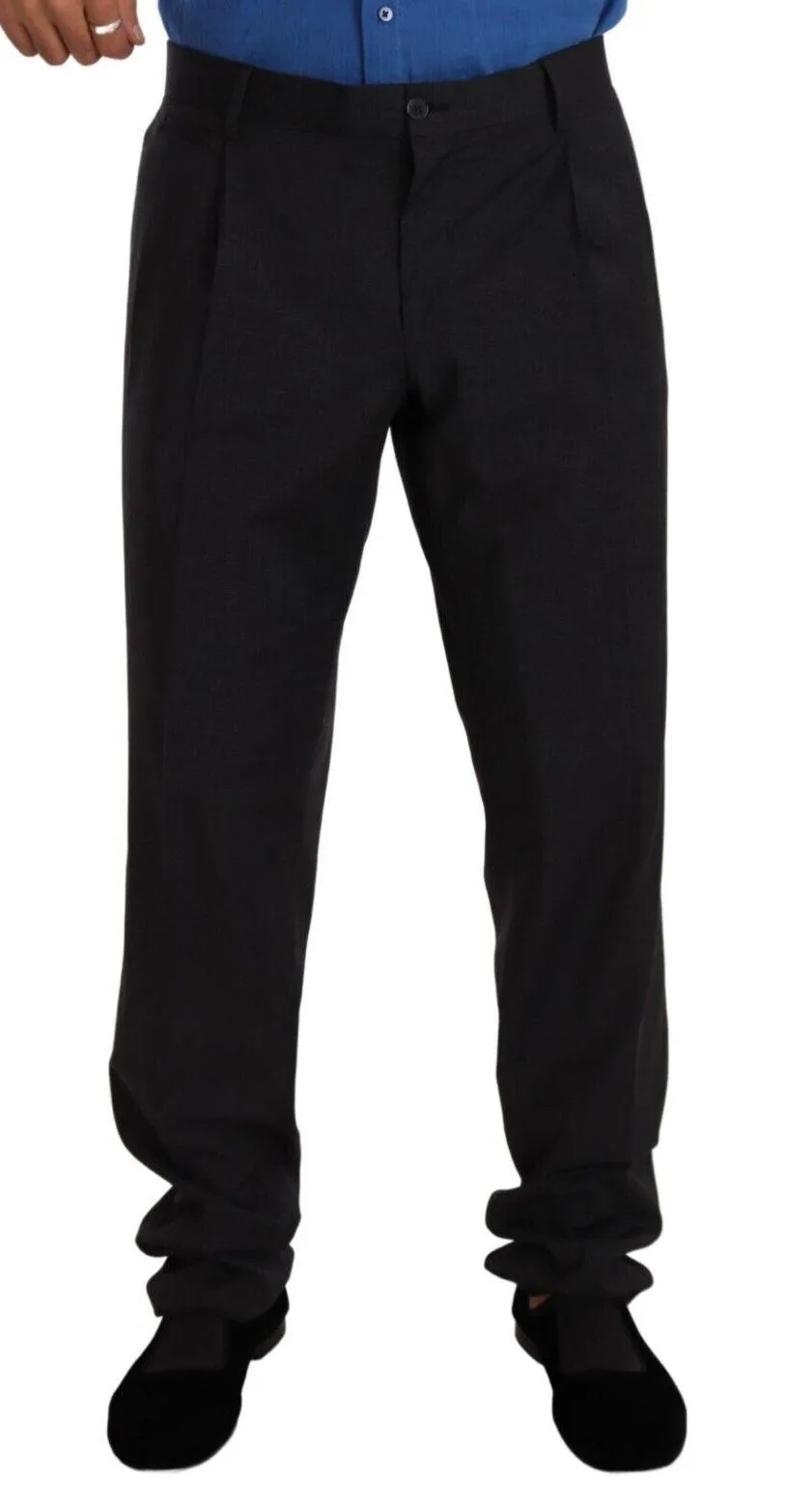 Dolce & Gabbana Ventanni Black Men's Dress Pants Trouser